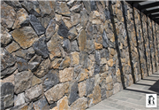 Rock Face Veneer - Black, dark, akron