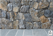 Rock Face Veneer - Black, dark, akron