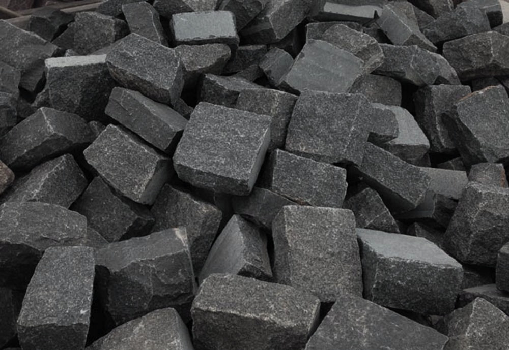 Κυβόλιθοι Μαύρος Γρανίτης 10x10x5cm