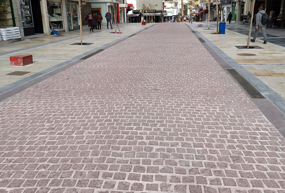 Κυβόλιθοι Ροζέ Γρανίτης 10x10x5cm